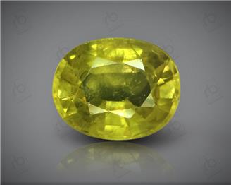 Natural Heated & Treated Yellow Sapphire Certified 3.96 (CTS) ( 85572 )
